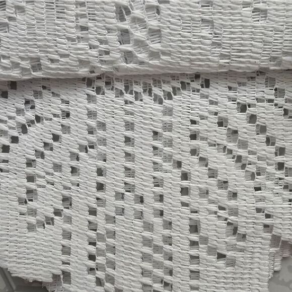 Holiday Vintage Style Christmas White Lace Table Runner, 13" x 48" - Picture 4 of 6